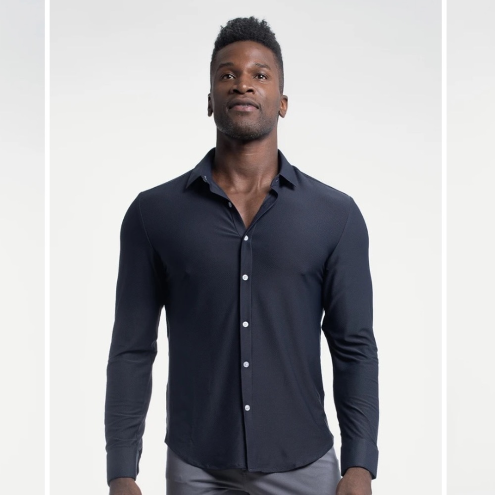 Navy dress shirt